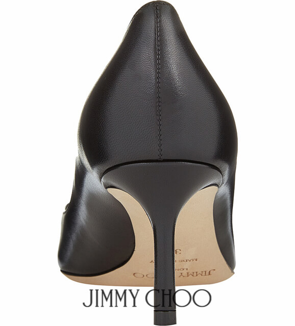 16-17AW ジミーチュウスーパーコピー 【JIMMY CHOO】 ROMY 60 BK レザー ヒールコート